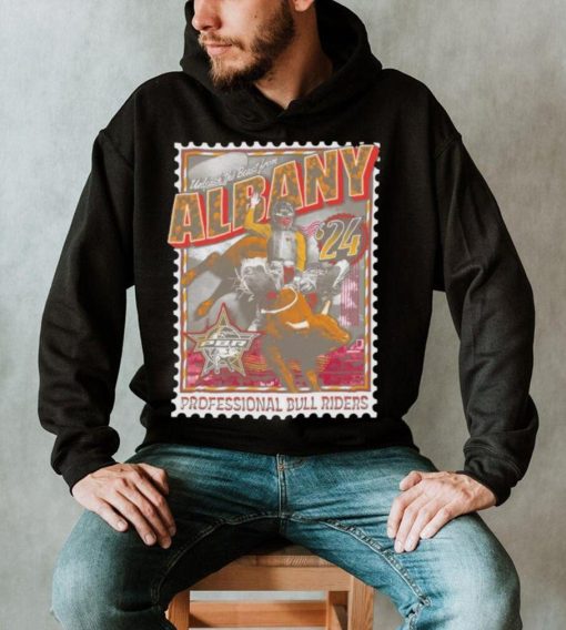 Unleash the Beast from Albany ’24 professional bull riders stamp shirt