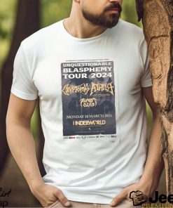 Unquestionable Blasphemy Tour 2024 Shirt