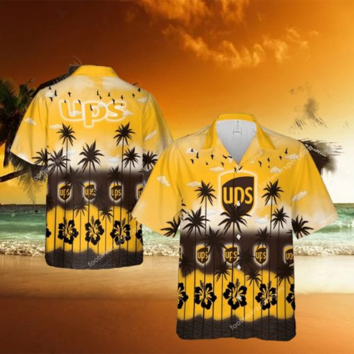 Ups Vibrant Logo Aloha Hawaiian Shirt Men And Women Gift