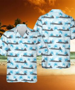 Us Air Force Lockheed F 22 Raptor 192nd Fw Cripes A`mighty Confident Button Down Hawaiian Shirt