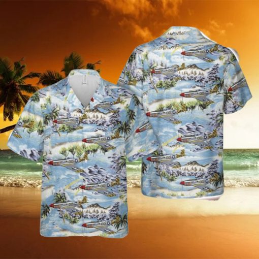 Us Air Force North American P 51d Mustang Boo Man Choo Personal Style Button Down Hawaiian Shirt