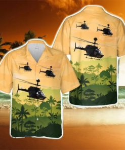 Us Army 82nd Airborne Oh 58d Kiowa Warrior Aloha Hawaiian Shirt US Army Beach Shirt Gift