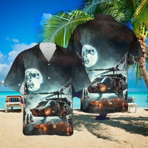 Us Army Helicopter Halloween Hawaiian Shirt