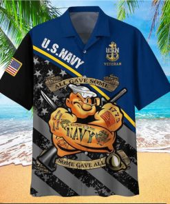 Us Navy Hawaii Shirt Sailor All Gave Some, Some Gave All Aloha Shirt Navy Hawaiian Shirts Military Shirt