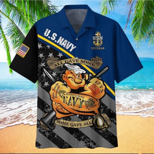Us Navy Hawaii Shirt Sailor All Gave Some, Some Gave All Aloha Shirt Navy Hawaiian Shirts Military Shirt
