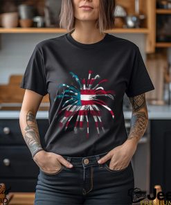 Usa Firework 4th Of July T Shirt