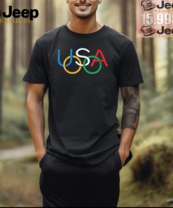 Usa Rings T Shirt