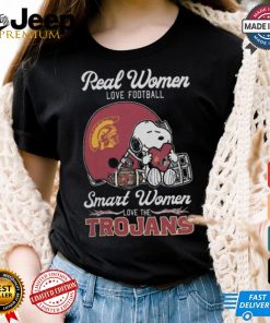 Usc Trojans x Snoopy Real Women Love Football Smart Women Helmet 2024 Shirt