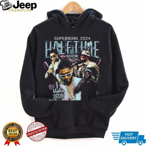 Usher 2000s Artist Super Bowl 2024 Halftime Show Graphic Tee Usher Show Shirt