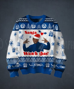 Usher Santa Watch This Christmas Sweater