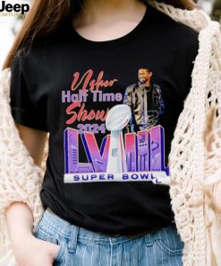 Usher halftime show 2024 LVIII Super Bowl signature shirt