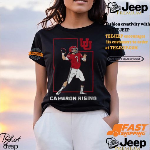 Utah Football Cameron Rising State Star Shirt