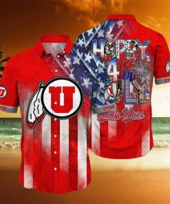 Utah Utes NCAA2 Independence Day Holidays Hawaiian Shirt For Men Women Gift