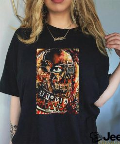 Utopia Means Nowhere Skull t shirt