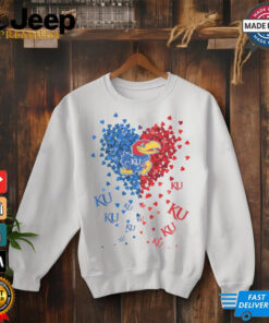 Kansas Jayhawks Heart Shirt