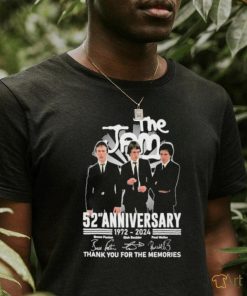 The Jam 52nd Anniversary 1972 2024 Thank You For The Memories T Shirt