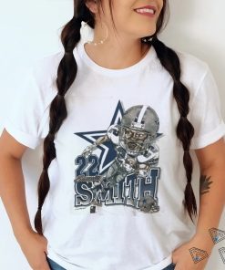 VINTAGE EMMITT SMITH DALLAS COWBOYS CARICATURE 1993 NFL SHIRT