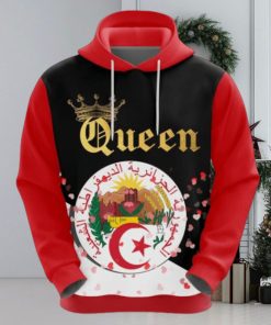 Valentines Day Hoodie, Algeria Queen Valentine Hoodie