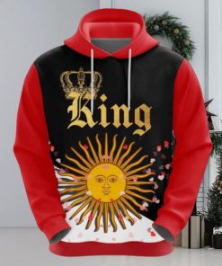 Valentines Day Hoodie, Argentina King Valentine Hoodie 3D All Over Print Gift For Men And Women