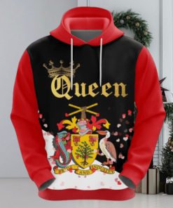 Valentines Day Hoodie, Barbados Queen Valentine Hoodie