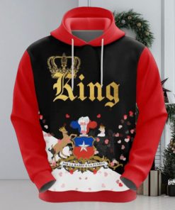 Valentines Day Hoodie, Chile King Valentine 3D Hoodie