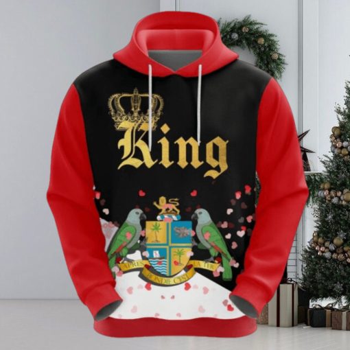 Valentines Day Hoodie Dominica King Valentine Hoodie