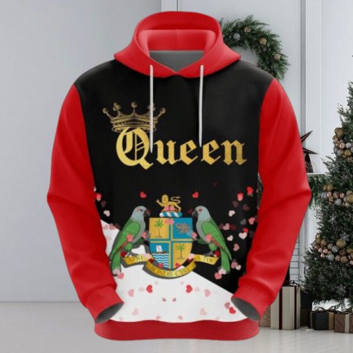 Valentines Day Hoodie, Dominica Queen Valentine Hoodie