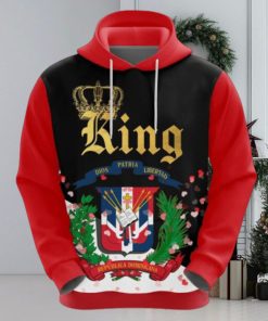 Valentines Day Hoodie, Dominicanepublic King Valentine Hoodie