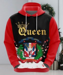 Valentines Day Hoodie Dominicanepublic Queen Valentine Hoodie