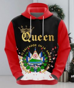 Valentines Day Hoodie El Salvador Queen Valentine Hoodie