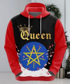 Valentines Day Hoodie, Ethiopia Queen Valentine Hoodie