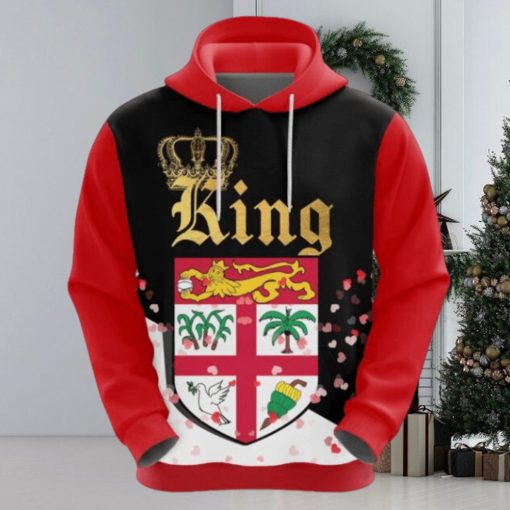 Valentines Day Hoodie Fiji King Valentine Hoodie