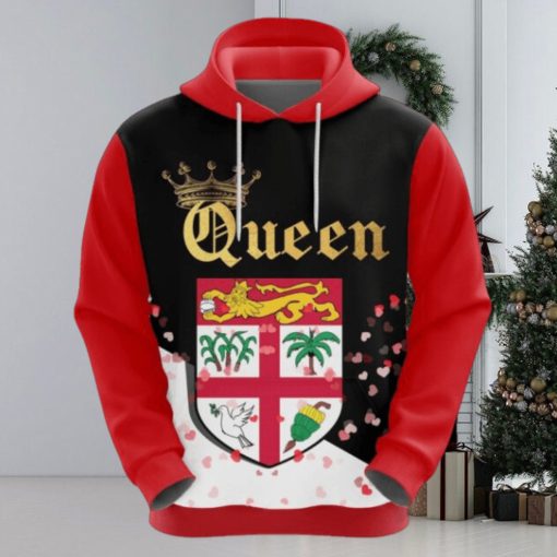 Valentines Day Hoodie Fiji Queen Valentine Hoodie All Over Print