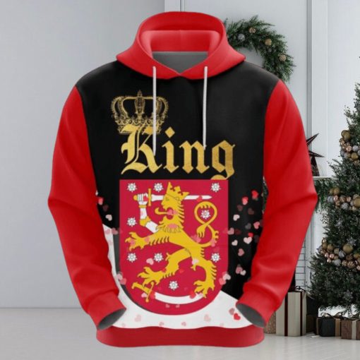 Valentines Day Hoodie Finland King Valentine Hoodie