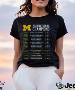 Valiant University of Michigan Football Michigan Beat Everybody 2023 National Champions Shirt