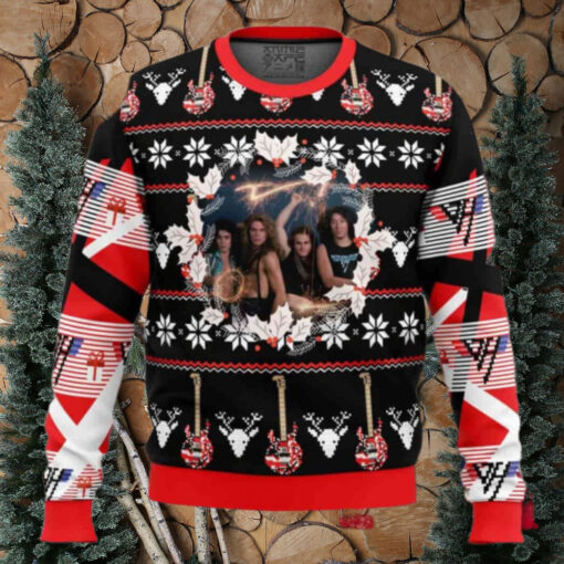 Van Halen Band Fans Gift Chirstmas Gifts 2024 For Family And Friends Ugly Sweater