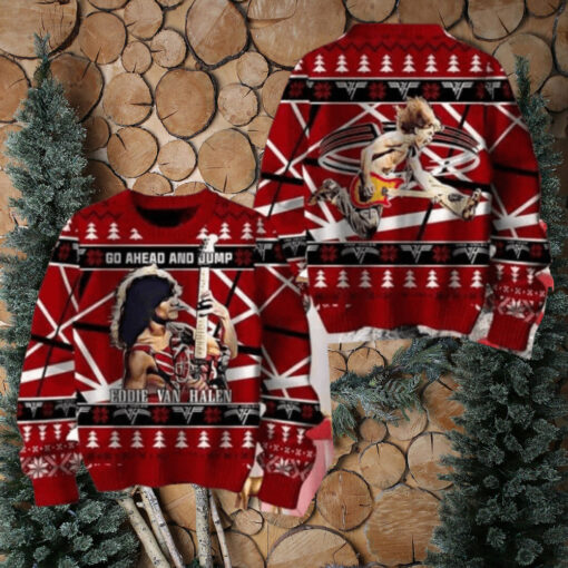 Van Halen Might As Well Jump Go A Head Jump Christmas Sweater Chirstmas Gifts 2024 Xmas For Family And Friends Ugly Sweater