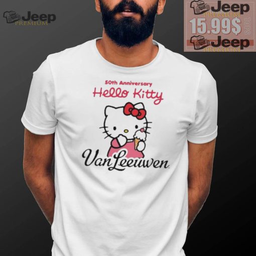 Van leeuwen ice cream hello kitty 50th anniversary shirt