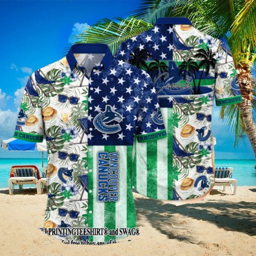 Vancouver Canucks NHL Flower Best Combo All Over Print Hawaii Shirt And Tshirt