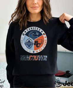 Vancouver Sports Teams Canucks x BC Lions and Whitecaps FC Logo 2023 T Shirt