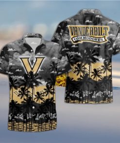 Vanderbilt Commodores Palms Tree Hawaiian Shirt