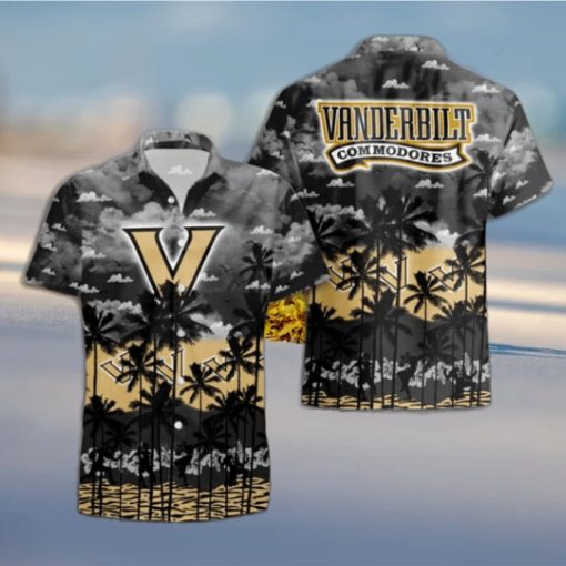 Vanderbilt Commodores Palms Tree Hawaiian Shirt