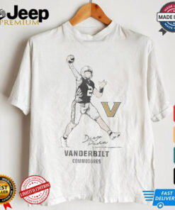 Vanderbilt Football Diego Pavia Superstar Pose T Shirt