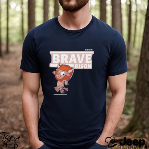 Vee Friends Brave Bison Character T Shirt