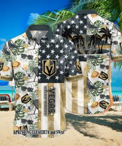 Vegas Golden Knights NHL Flower Best Combo 3D Hawaii Shirt And Tshirt