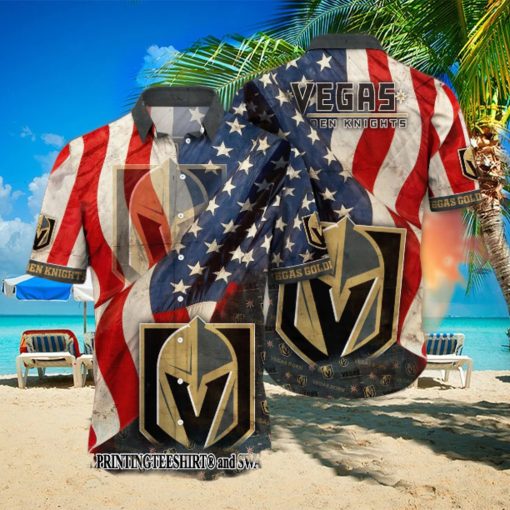 Vegas Golden Knights NHL Flower Hot Outfit All Over Print Hawaii Shirt And Tshirt