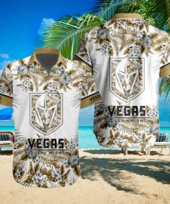 Vegas Golden Knights NHL Hawaiian Shirt Flower Pattern Hockey Fans Gift