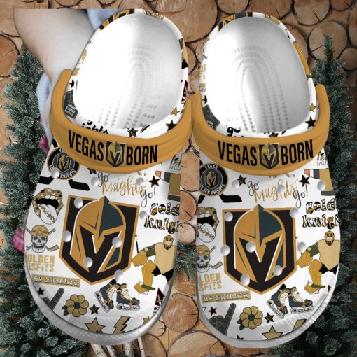 Vegas Golden Knights NHL Sport Crocs Crocband Clogs Shoes Comfortable For Men Women and Kids – Footwearelite Exclusive