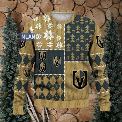 Vegas Golden Knights Ugly Sweater Christmas