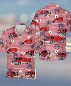 Vermont Williston Fire And Ambulance Department Hawaiian Shirt